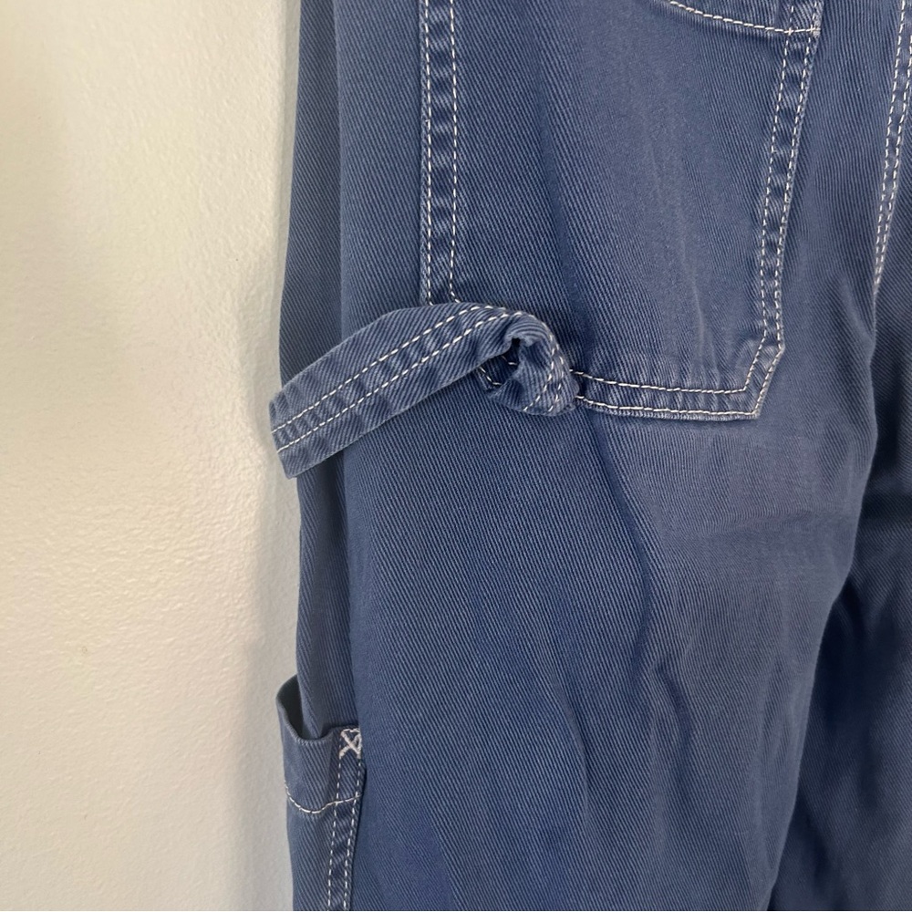 Garage Carpenter Jeans Wide Leg Oversized Slouchy Indigo Blue 100% Cotton Size 1 - Picture 8 of 13